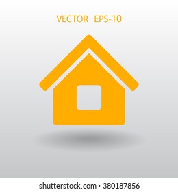 Icono plano del hogar