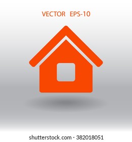 Icono plano del hogar