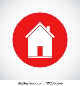 flat  icon of home