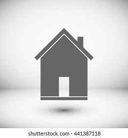 flat  icon of home