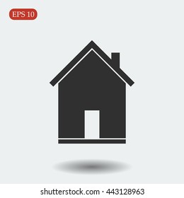 flat  icon of home