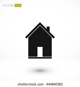 flat  icon of home