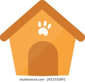 flat icon home for pet day