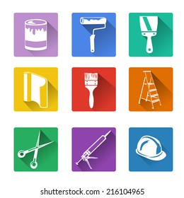 flat icon, home repair. vector illustration