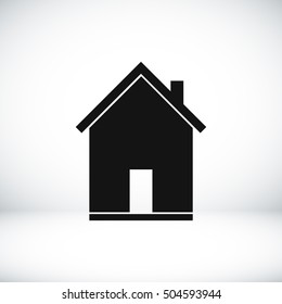 flat icon of home, vector best flat icon, EPS