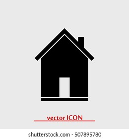 flat icon of home, vector best flat icon, EPS
