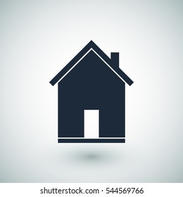 flat icon of home, vector best flat icon, EPS