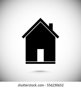 flat icon of home, vector best flat icon, EPS