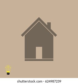 flat icon of home, vector best flat icon, EPS