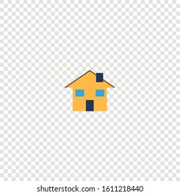 flat icon of home. vector illustration