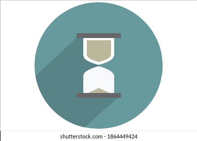  Flat Icon Hourglass Color Green