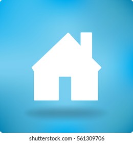 Ícone plano. Casa.