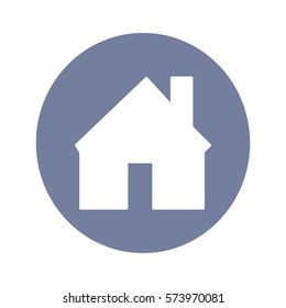 Flat icon. House.