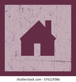 Flat icon. House.
