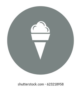 Flat icon. Ice cream.