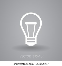 Flat icon of idea