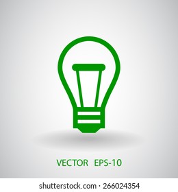 Flat icon of idea