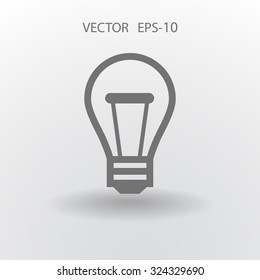 Flat icon of idea