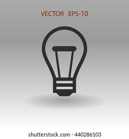 Flat icon of idea