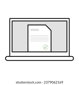 Icono plano de la entrega de correo electrónico. Vector de símbolo de icono. Concepto de negocio y oficina. Icono blanco y negro. Signo y símbolo de invitación.