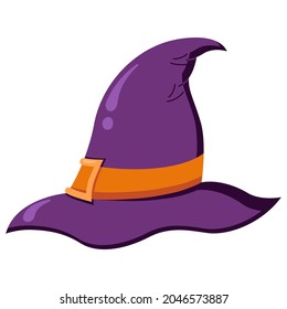 Flat icon illustration of halloween spooky items. Vector illustration