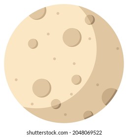 Flat icon illustration of halloween spooky items. Vector illustration