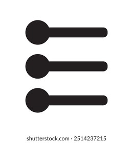 flat icon information display settings
