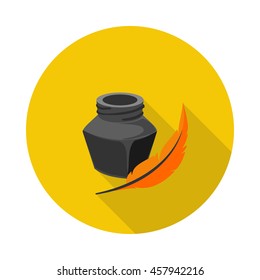 flat icon ink in vector format eps10