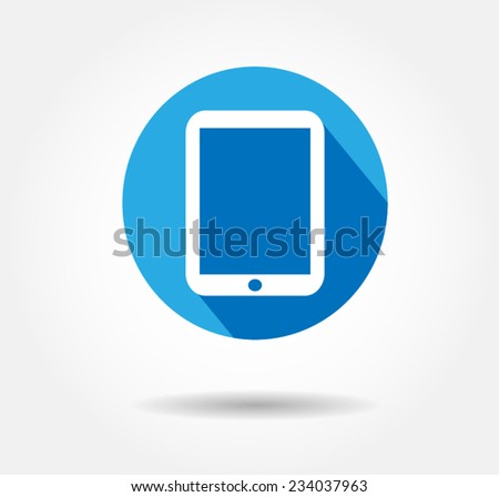 Flat icon ipad . button iPad, logo iPad Pro vector illustration eps10jpg,jpeg background 