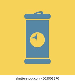 flat icon iron barrel