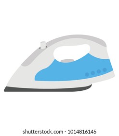 
Flat icon of an ironing machine 
