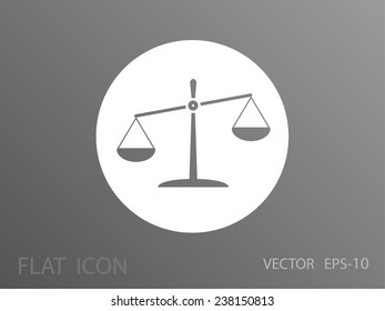 Flat  icon of Justice