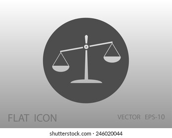 Flat  icon of Justice