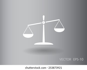Flat  icon of Justice