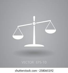 Flat  icon of Justice