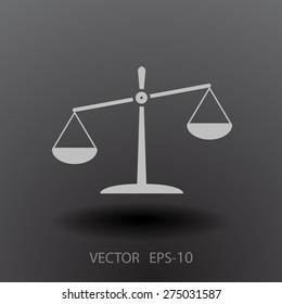 Flat  icon of Justice
