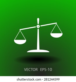 Flat  icon of Justice