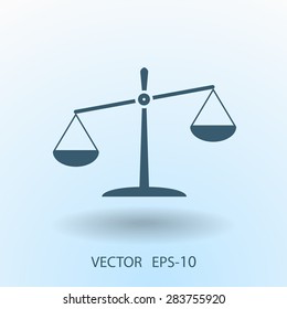 Flat  icon of Justice