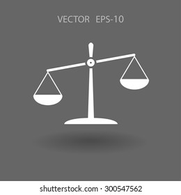 Flat  icon of Justice