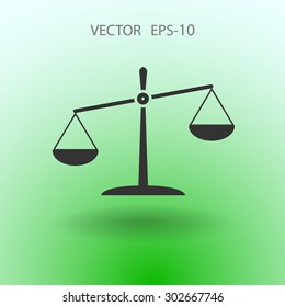 Flat  icon of Justice