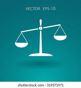 Flat  icon of Justice