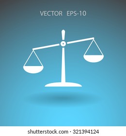 Flat  icon of Justice