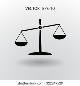 Flat  icon of Justice