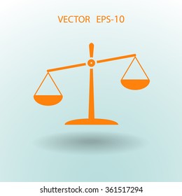 Flat  icon of Justice