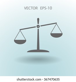 Flat  icon of Justice