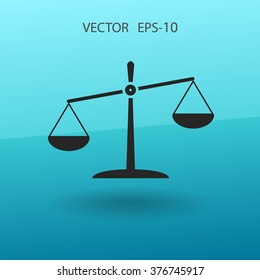 Flat  icon of Justice