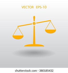 Flat  icon of Justice