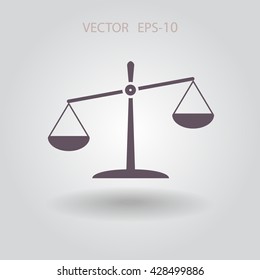 Flat  icon of Justice