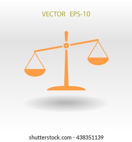 Flat  icon of Justice