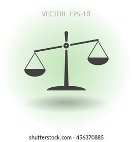 Flat  icon of Justice